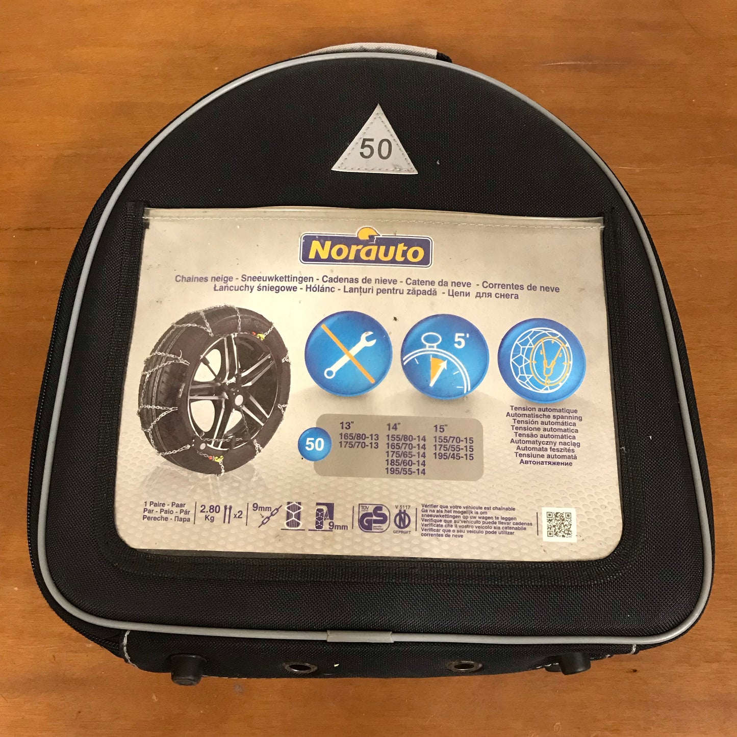 Snow chains for cars NORAUTO 9 mm group 50 size