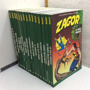 Lotto fumetti ZAGOR collezione storica 15 volumi repubblica