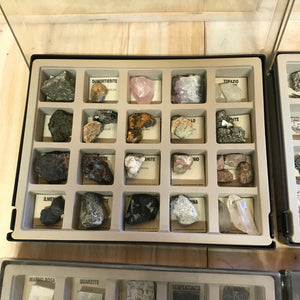 Lotto minerali 70 pezzi 4 confezioni espositori il magico mondo dei minerali