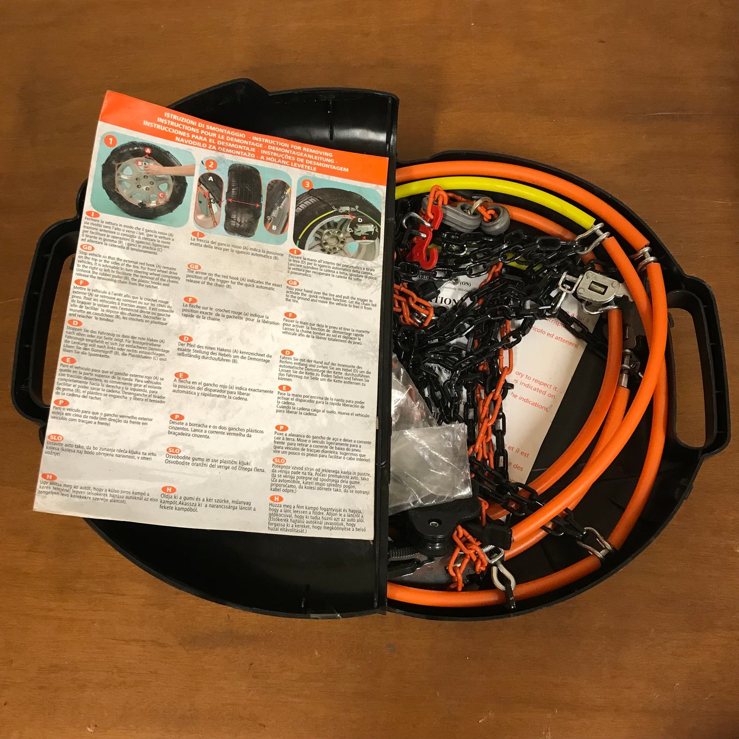 Snow chains for cars LAMPA 16410 X-9 mm group 7 size