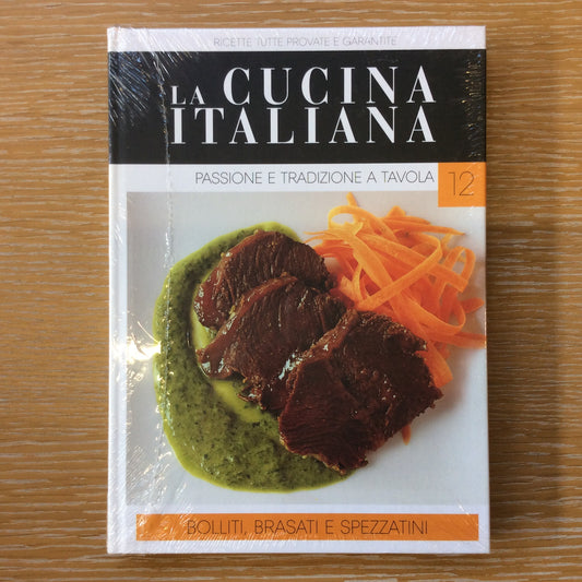 Libro collana LA CUCINA ITALIANA n.12 Gazzetta - Bolliti, brasati spezzatini