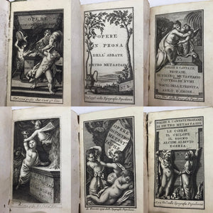 Lotto libri antichi - Opere di Metastasio 19 volumi 1794 1795 Venezia Pepoliana