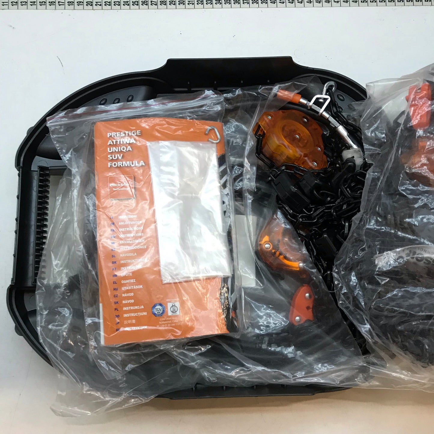 Snow chains for cars WEISSENFELS Clack&amp;Go prestige M44 9 mm gr 6A