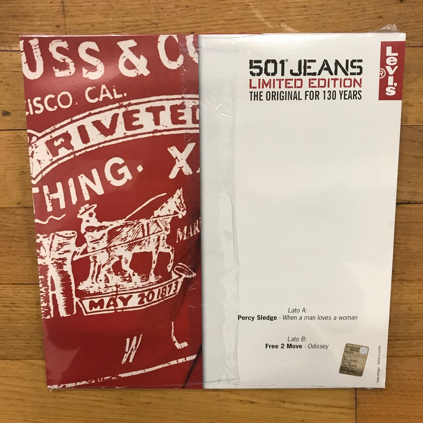 Vinile LP 12’’ LEVI’S STRAUSS 501 jeans limited edition