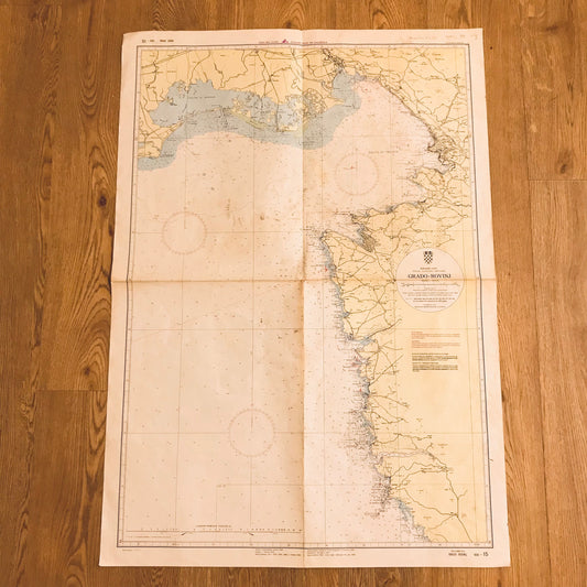 Libro - Carta nautica - Hrvatska GRADO ROVINJ Slovenia Croazia 100-1