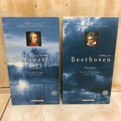 DVD - Lotto CD Classica Mozart Beethoven prima parte 2 cofanetti D
