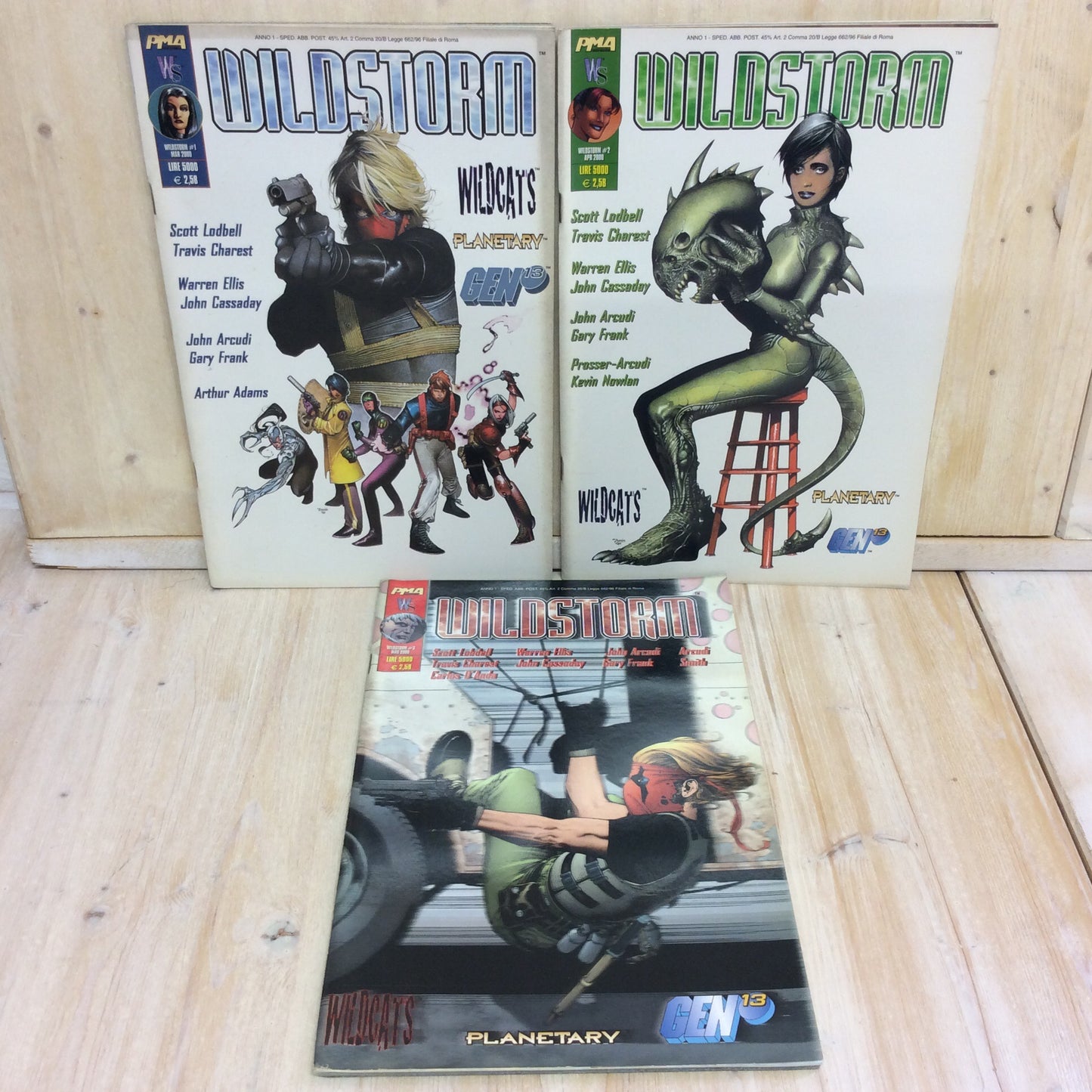 Lotto fumetti WILDSTORM numeri continui 1/3 PMA 2000