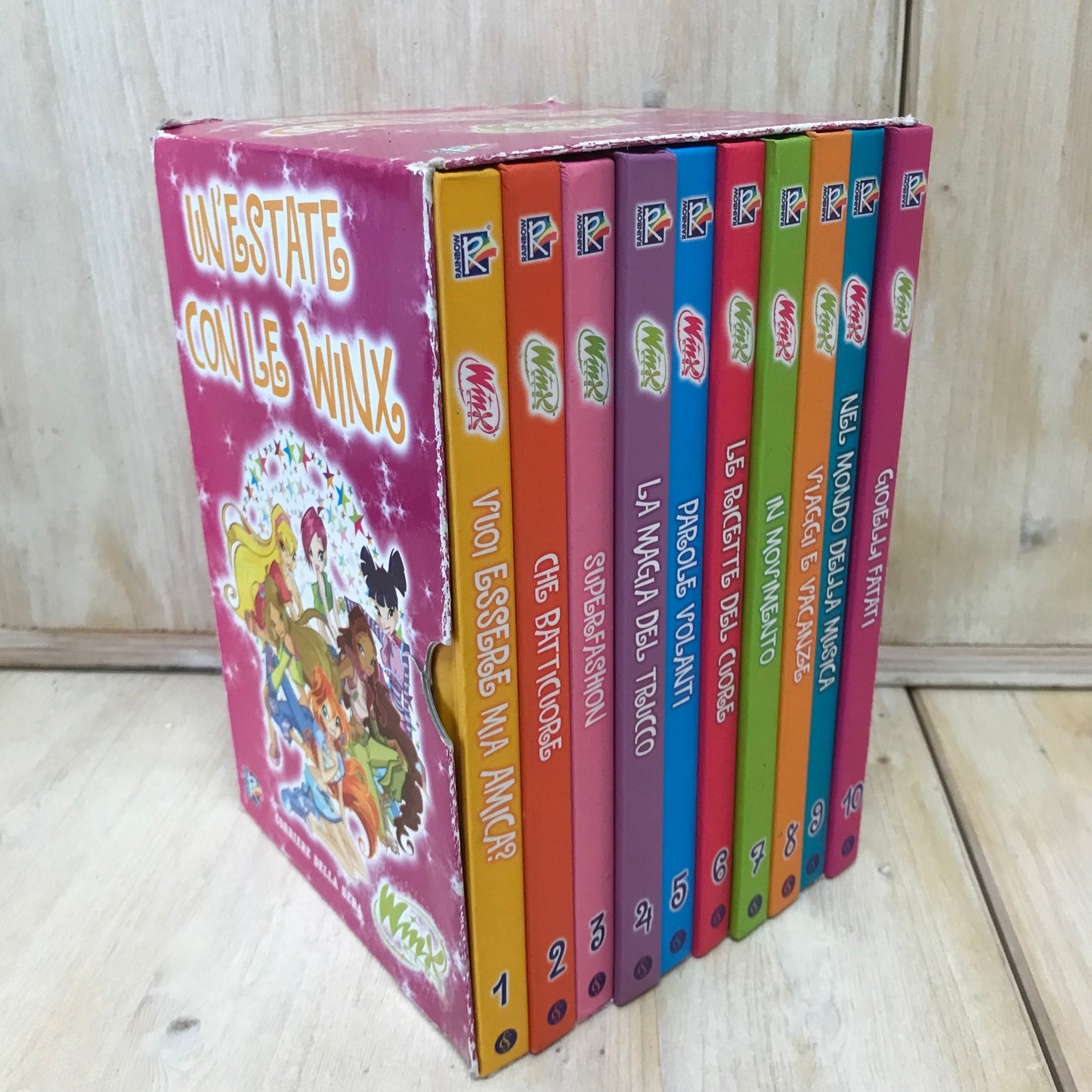 Lot series books box set A summer with WINX 10 volumes courier 2006