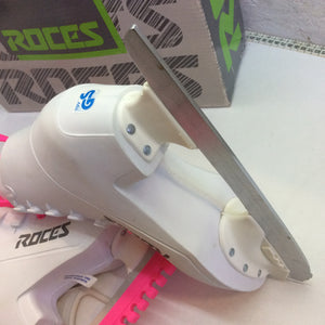 Artistic ice skates ROCES ice boot white fluo pink n. 38