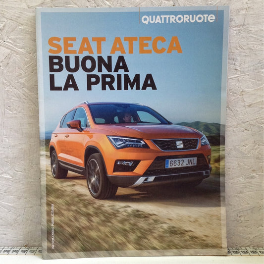 Libro - Rivista Quattroruote - Seat Ateca buona la prima - all. 733