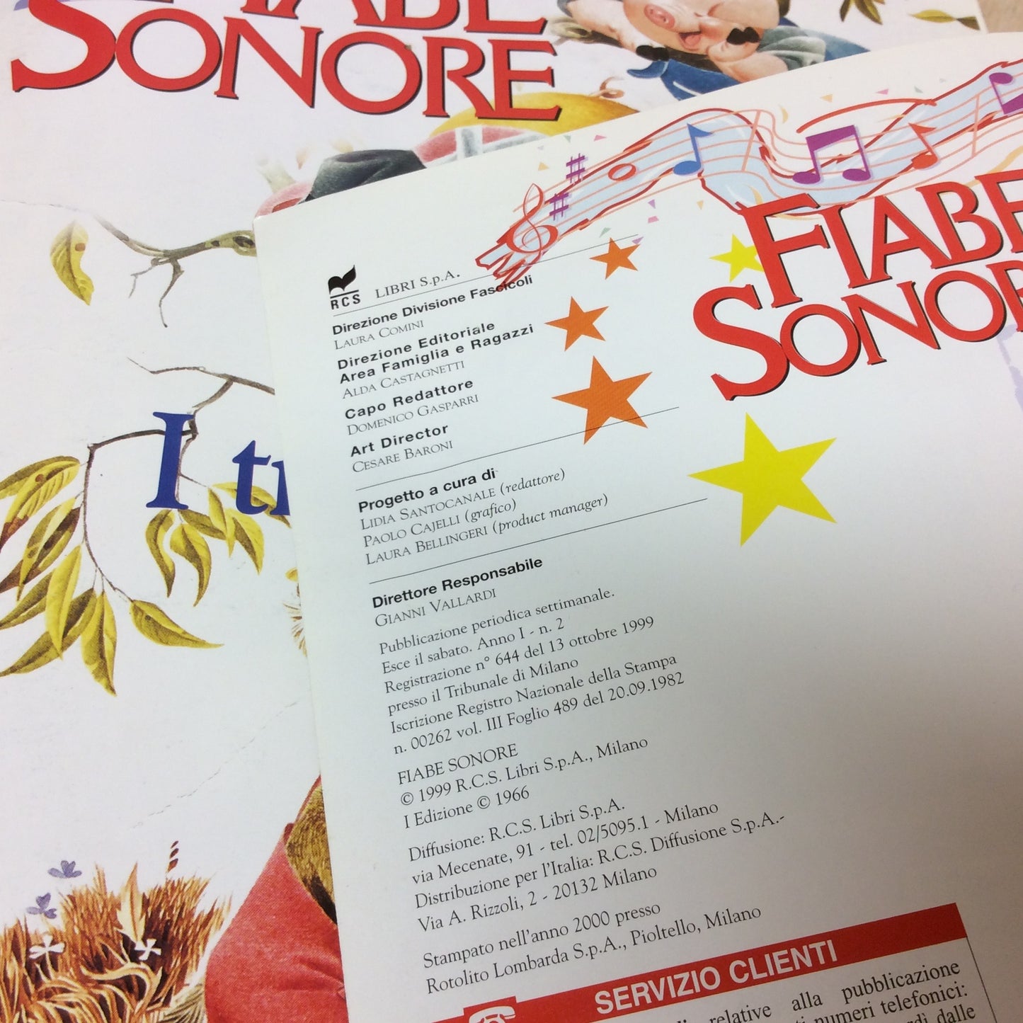 Libro - Rivista fascicolo - Fiabe sonore Biancaneve Tre porcellini +