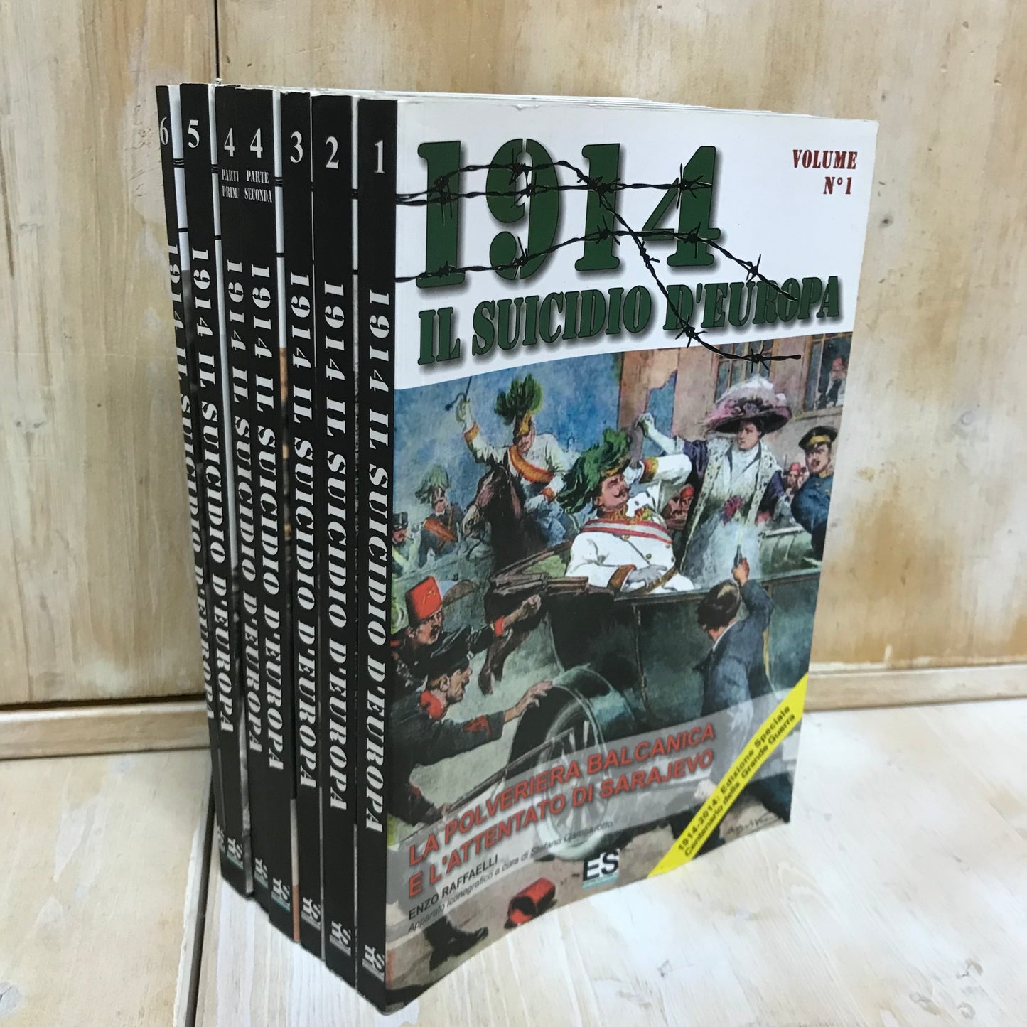 Lotto libri Collana 1914 IL SUICIDIO D’EUROPA Gambarotto 7 volumi ES 2014