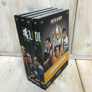 Lotto DVD collana I miti del Rugby 4 dischi 7 8 9 14 Gazzetta dello sport