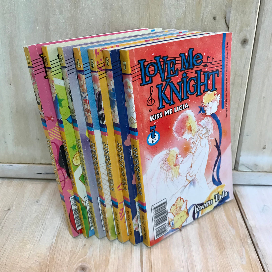 Book - Lot manga comics Love me knight Kiss me Licia - Kaoru Tad
