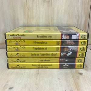 Lot DVD series Agatha Christie mystery hours 6 discs 2010