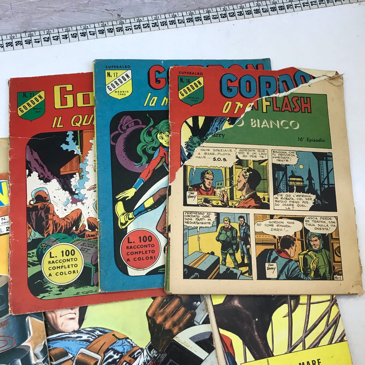 Lot of GORDON comic books from the 1960s, 11 numbers