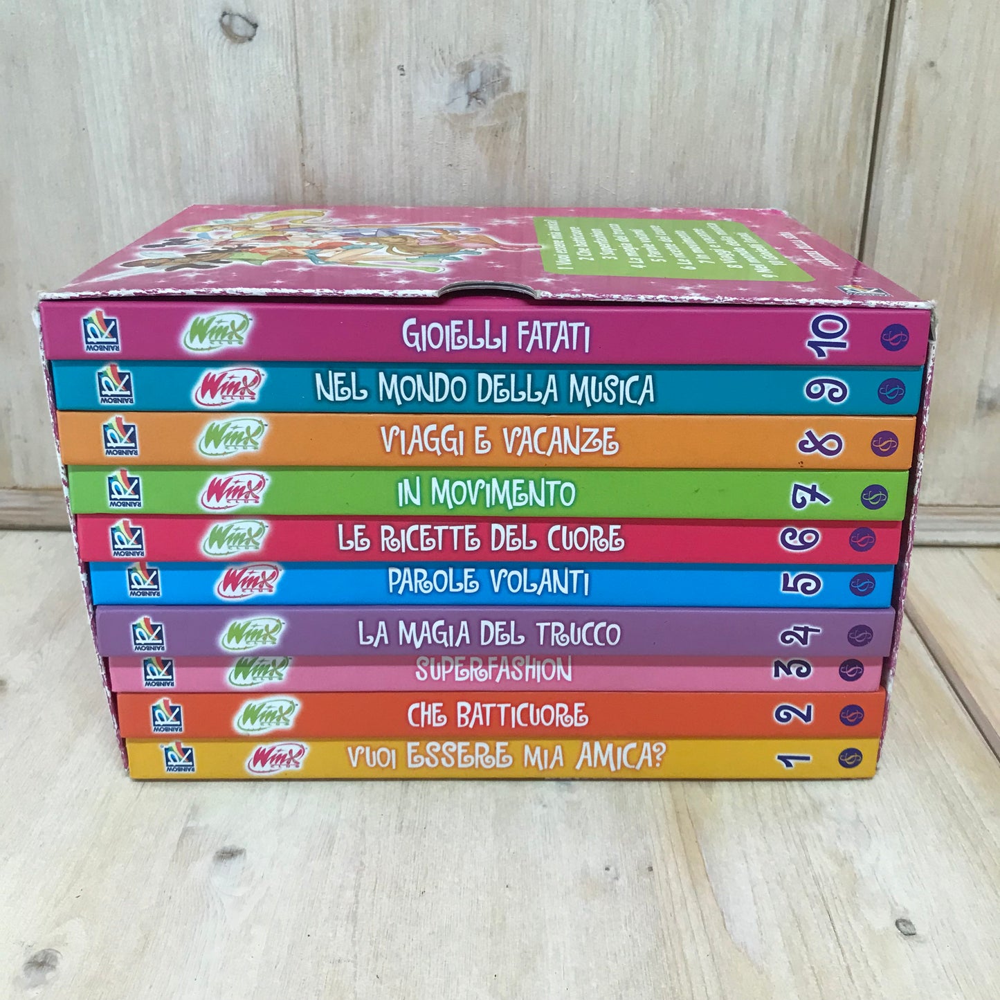 Lot series books box set A summer with WINX 10 volumes courier 2006