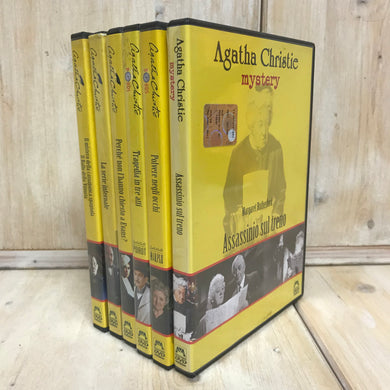 Lotto collana DVD Agatha Christie mistery hours 6 dischi 2010