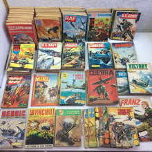 Load image into Gallery viewer, Lot of WAR comics 83 pcs from the 1960s super heroic army navy victory jaguar raf