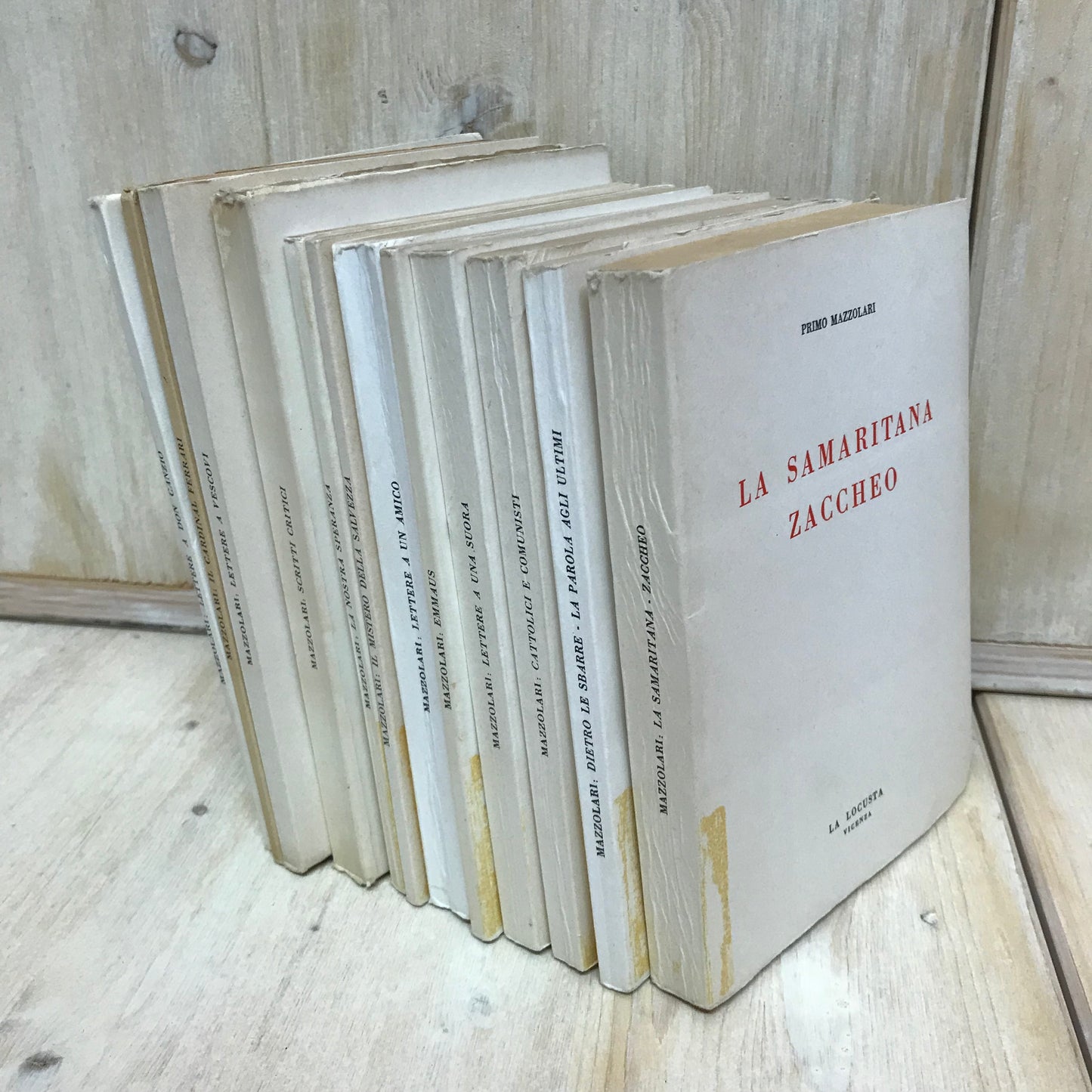 Lotto libri PRIMO MAZZOLARI 12 volumi edizione La Locusta 1974