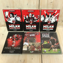Load image into Gallery viewer, Lotto DVD series Milan matches unforgettable challenges 6 discs 5 Gazzetta calcio