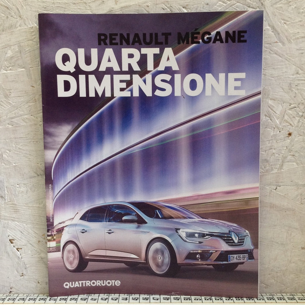 Libro - Rivista Quattroruote - Renault Megane quarta dimensione - al