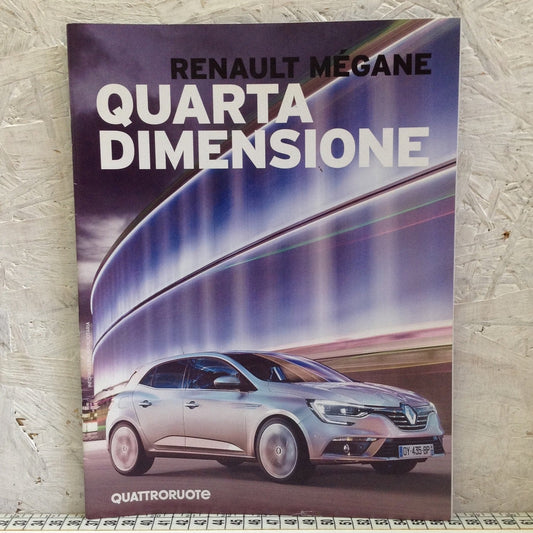 Libro - Rivista Quattroruote - Renault Megane quarta dimensione - al