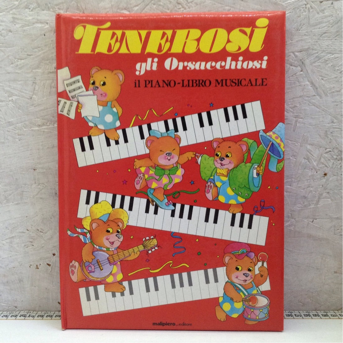 Book - Cute teddy bears the piano music book - Malipiero