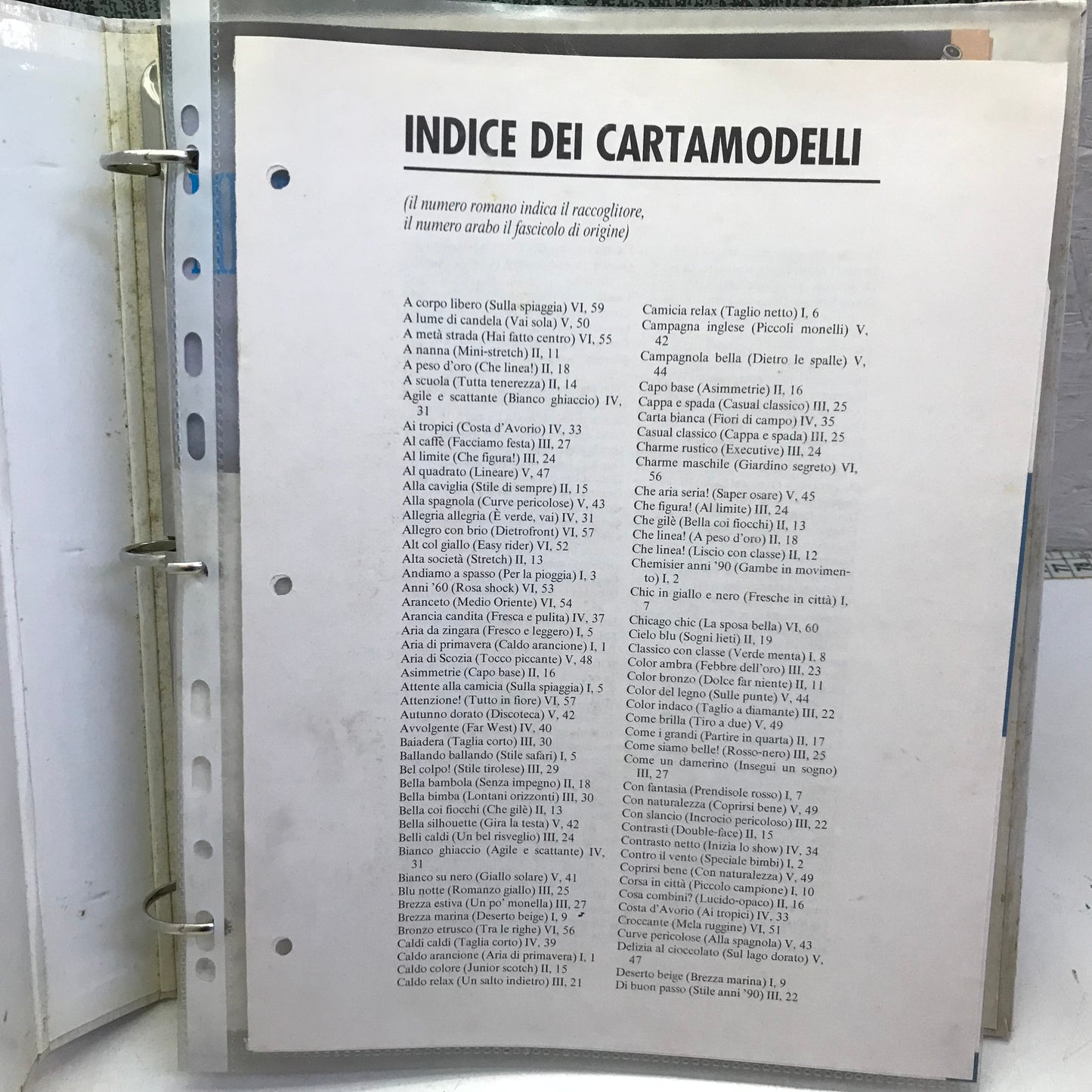 Raccolta schede cartamodelli FACILISSIMO taglia e cuci la tua moda - Fabbri 1990