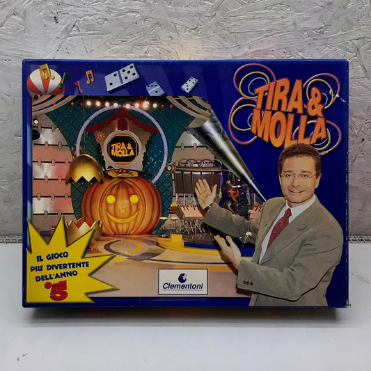 Gioco in scatola TIRA & MOLLA Clementoni canale 5 e Bonolis 1997 completo