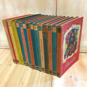 Lot of vintage books Fabbri publishers the masterpieces series - 14 children's stories