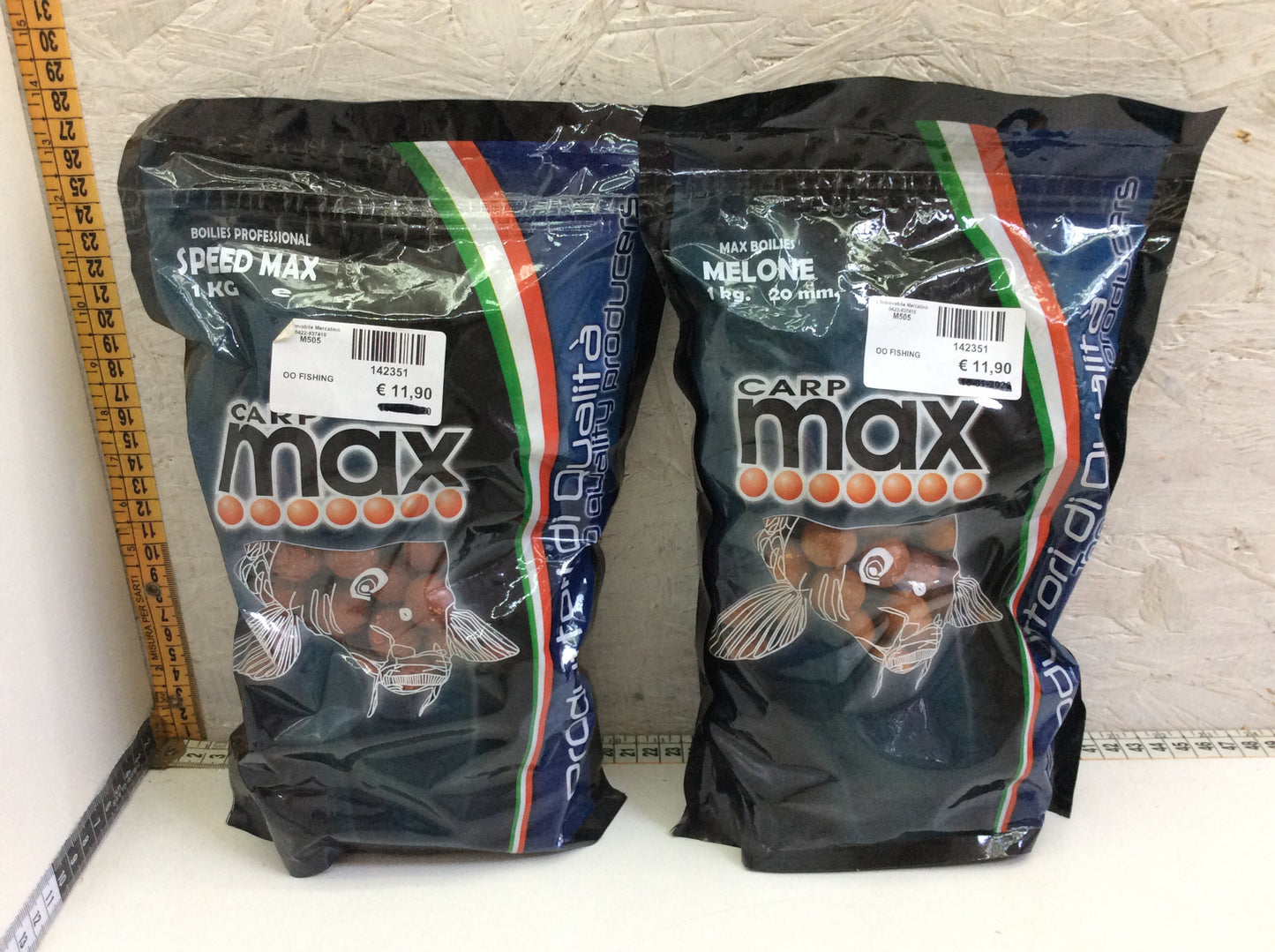 Carp FISHING boilies CARP MAX 1Kg various flavors Italian quality