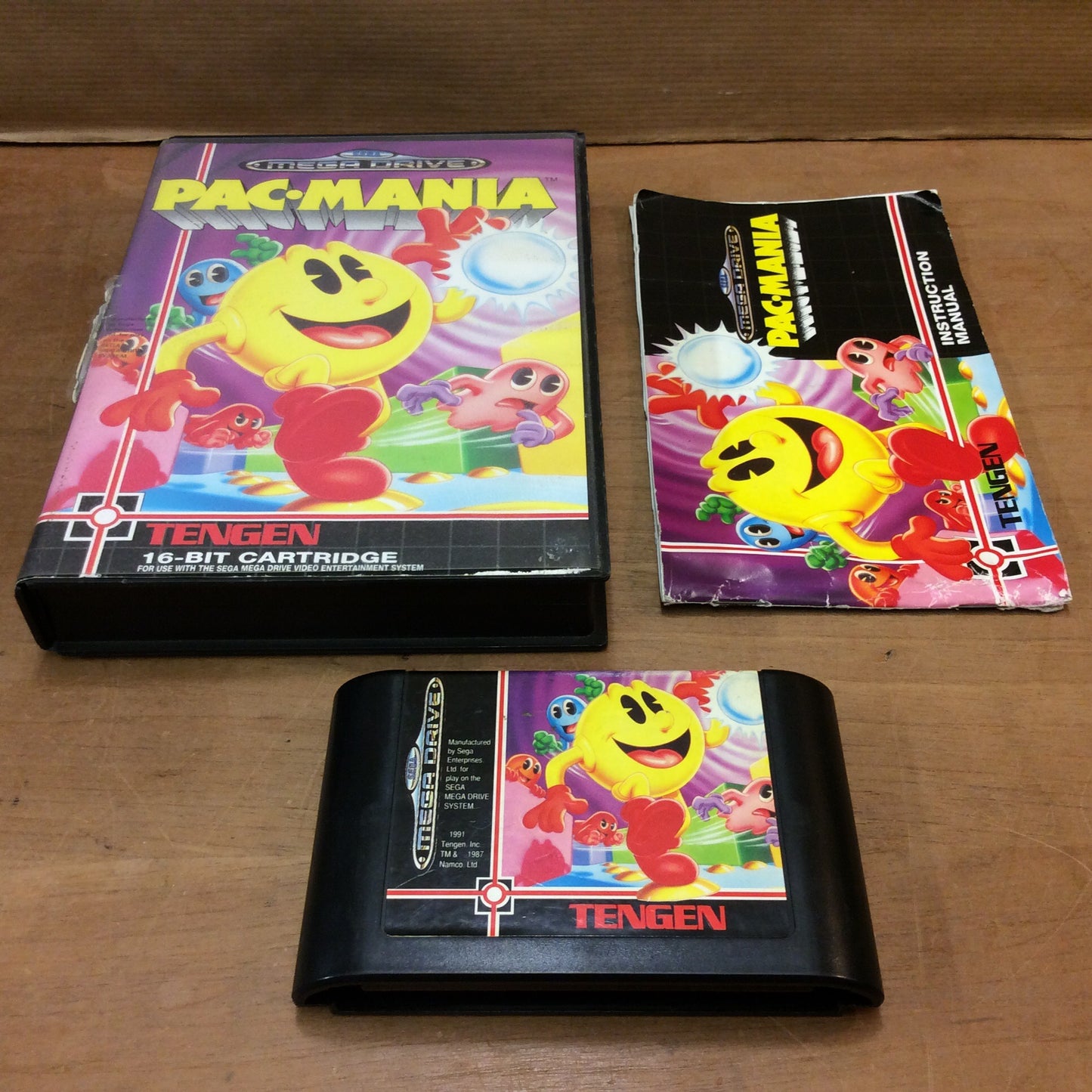 SEGA Mega Drive Pac Mania video game