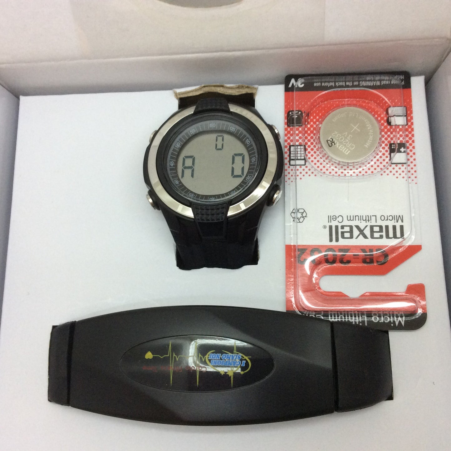 Cardiofrequenzimetro orologio cardio fitness time I CAMPIONI SIAMO NOI timewatch