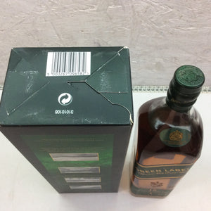Johnnie Walker Green Label whiskey bottle 15 years 1L Blended Malt Scotch