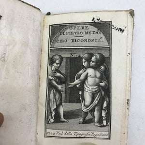 Ancient books Works by Metastasio Achilles in Sciro Cyrus recognized 1794
