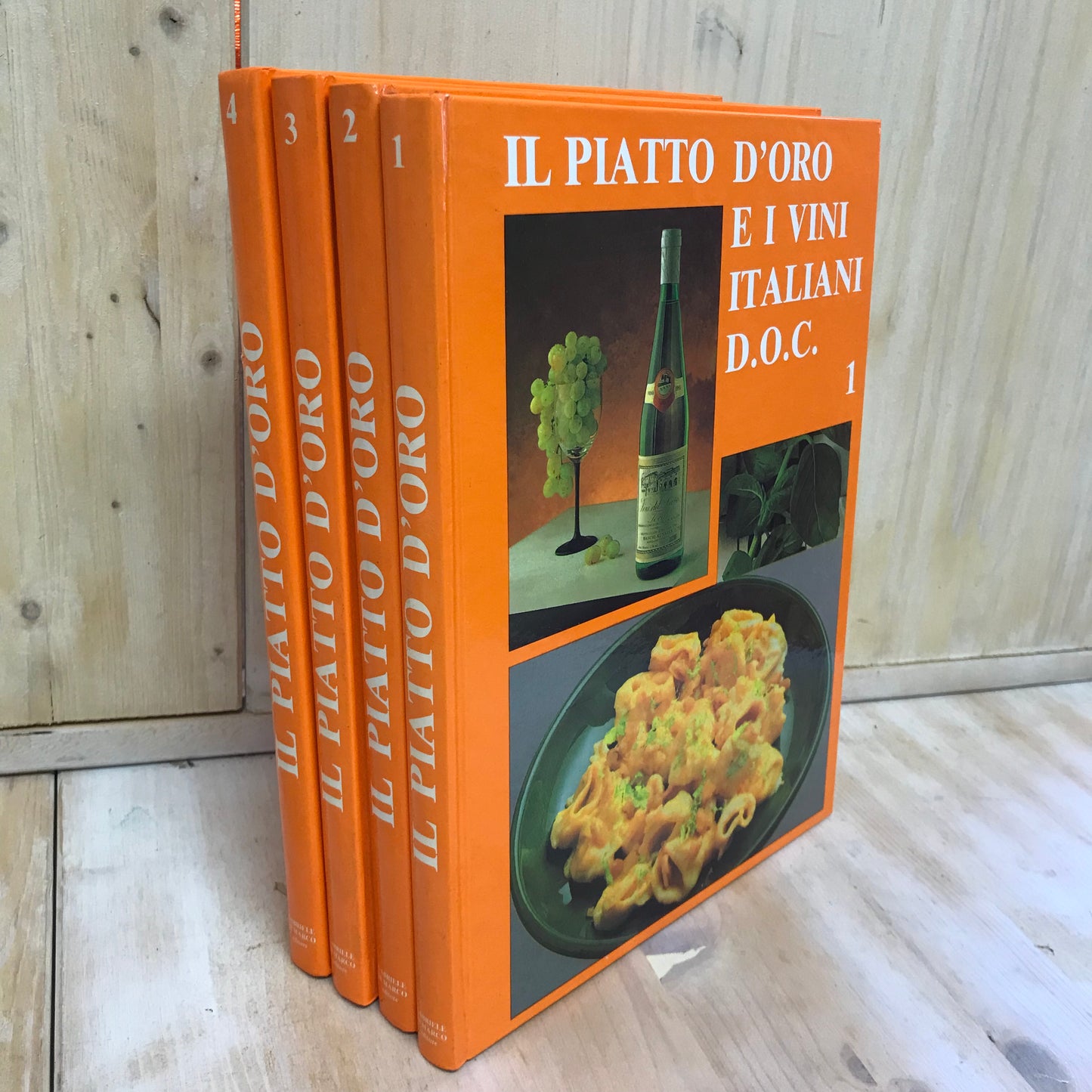 Lotto libri Il piatto d’oro e i vini italiani - 4 volumi Di Marco 1988