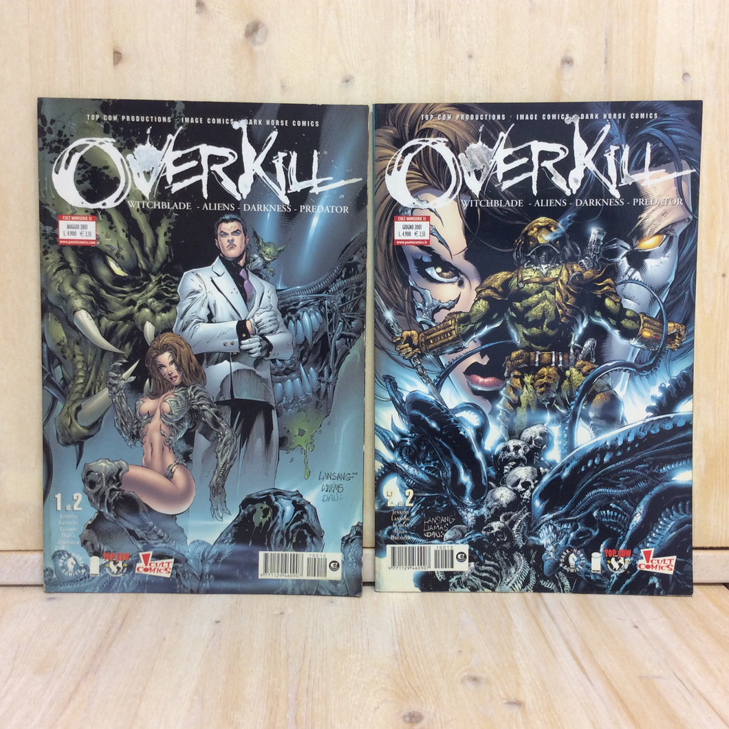 Lot of Overkill comics 2 continuous issues