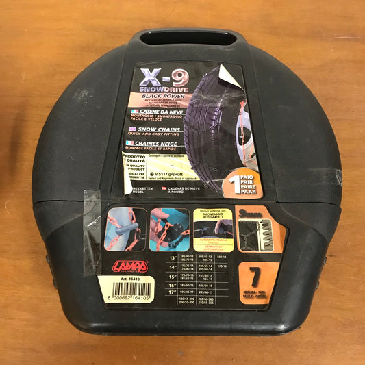 Snow chains for cars LAMPA 16410 X-9 mm group 7 size